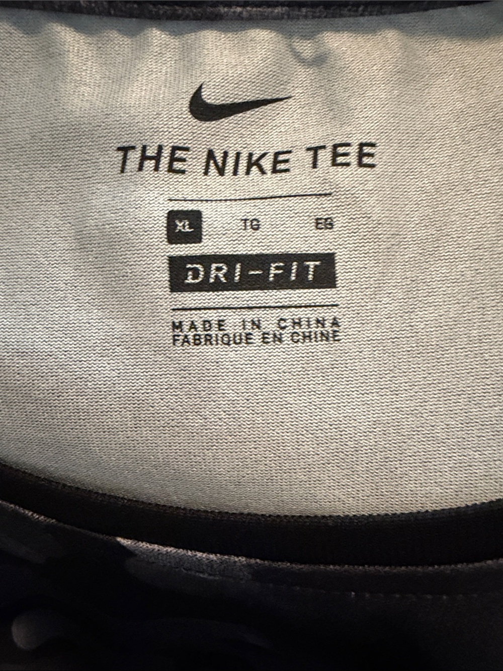 Nike Women's Black & Gray Camo Performance Tank - Picture 3 of 3